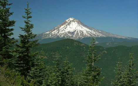 Mt. Hood as seen from the summit of Salmon Butte