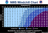 Calculate Wind Chill Factor